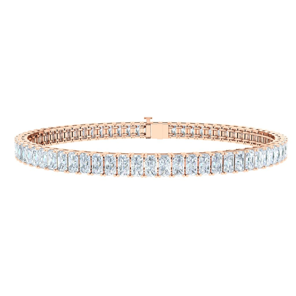 Emerald Lab Grown Diamond Bracelet